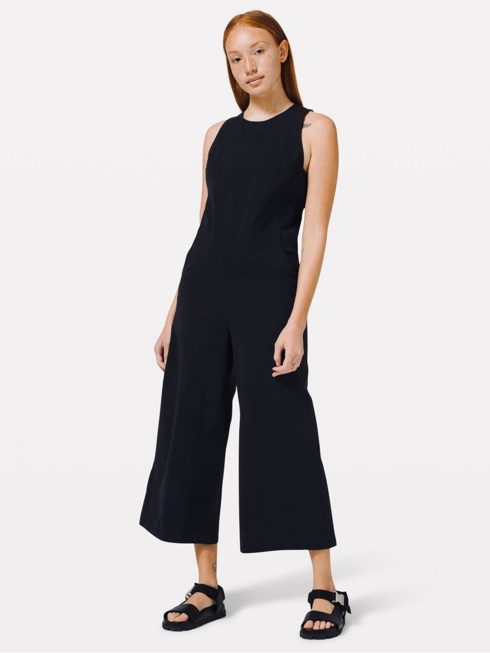 New🔥Sleeveless Wide-Leg Jumpsuit